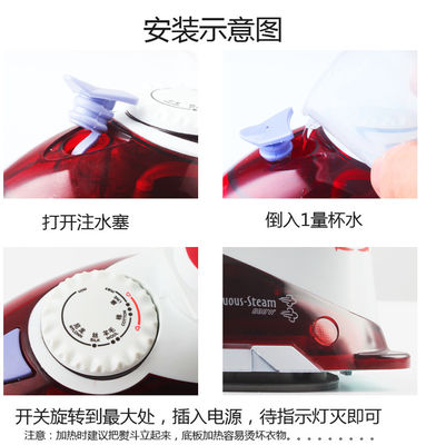 Experimente planchar sin problemas en cualquier lugar con el LM-688 Travel Steam Iron 800W Electric