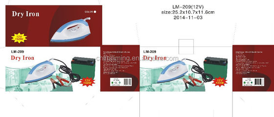 LM-209 100W hierro seco-12V molde privado adecuado con batería hierro seco