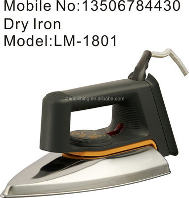 LM-1801 1000W de potencia eléctrica hierro seco LM1801 para las amas de casa