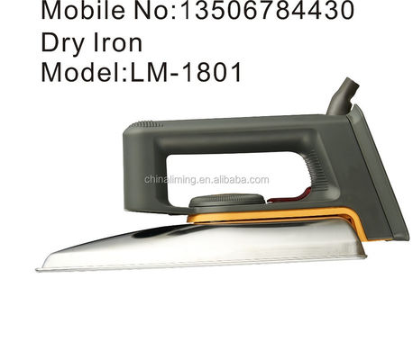 LM-1801 1000W de potencia eléctrica hierro seco LM1801 para las amas de casa